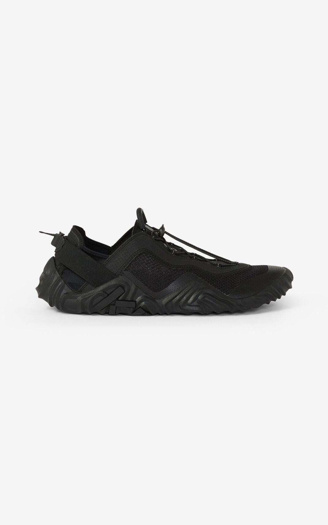 Baskets Kenzo Homme Sport Wave mesh Noir SLJKQ-9867